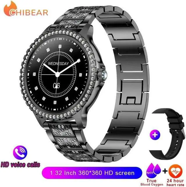 Main image of VWAR Smart Watch Ladies Sport Fitness Bluetooth Call Waterproof IP67 Bracelet True Red Blood Oxygen Tracker Smartwatch Woman