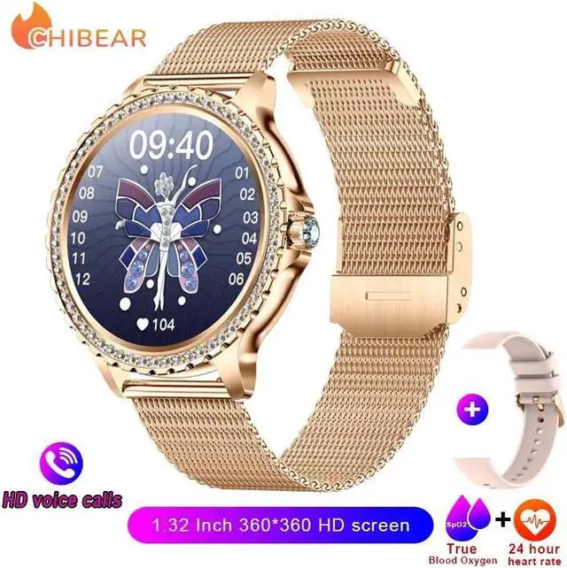 Main image of VWAR Smart Watch Ladies Sport Fitness Bluetooth Call Waterproof IP67 Bracelet True Red Blood Oxygen Tracker Smartwatch Woman