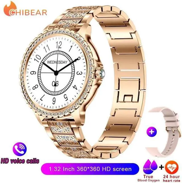 Main image of VWAR Smart Watch Ladies Sport Fitness Bluetooth Call Waterproof IP67 Bracelet True Red Blood Oxygen Tracker Smartwatch Woman