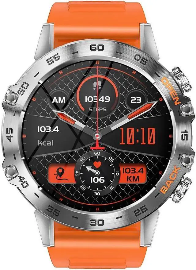 Main image of Falcon Smartwatch Bluetooth Call Rugged Sports Smartwatch for Men with Fitness Tracking, 24H Heart Rate Monitoring SPO2