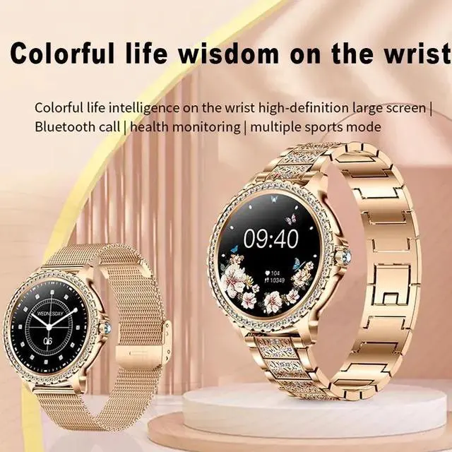 Alt view image 3 of 6 - VWAR Smart Watch Ladies Sport Fitness Bluetooth Call Waterproof IP67 Bracelet True Red Blood Oxygen Tracker Smartwatch Woman