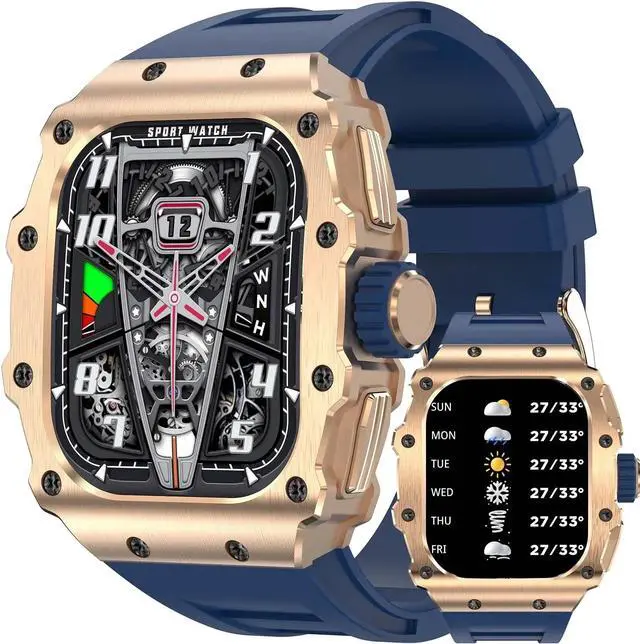 Main image of Business Smart Watch AMOLED Men Bluetooth Call Smartwatch Heart Rate Blood Pressure Sleep Tracker Sport IP68 Waterproof AK65