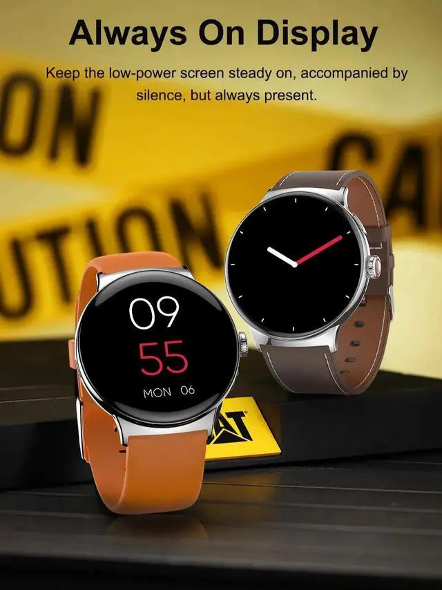 Alt view image 5 of 6 - AMOLED Smart Watch 2024 Men Bluetooth Call Always-on Screen Heart Rate Monitor Sports Smartwatch Women VS Google Pixel 2 Watch