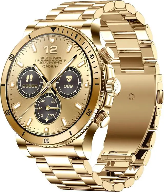 Main image of Smart Watches Mens Blood Oxygen Heart Rate Bluetooth Call  Business SmartWatch Men's Waterproof