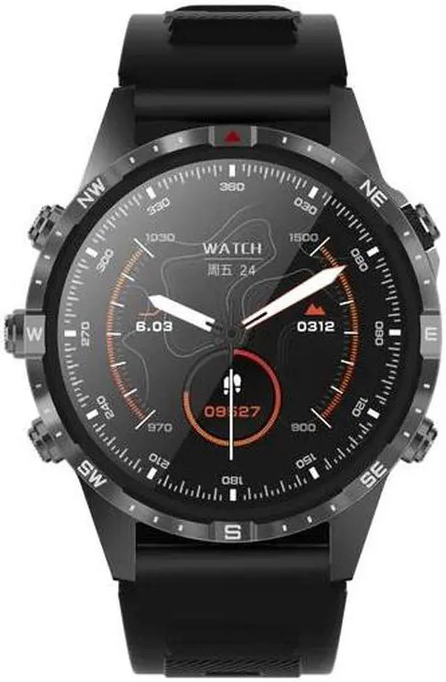 Main image of MARQ Sport Smart Watch Compass 1.6" Screen 5 Buttons Men Smartwatch NFC Bluetooth Call 100+ Sports Modes Rugged Fitness Watches