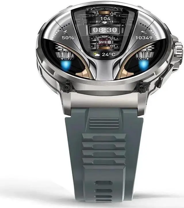 Alt view image 2 of 5 - [ ] V69 1.85" Ultra HD Display Smartwatch Men 710 mAh Large Battery, 400+ Watch Faces Smart Watch For Android iOS Phone