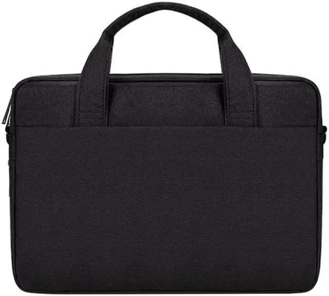 Alt view image 3 of 7 - DJ06 Oxford Cloth Waterproof Wear-resistant Portable Expandable Laptop Bag for 14.1 inch Laptops, with Detachable Shoulder Strap (Black)