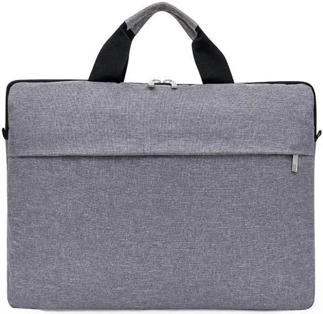 Main image of Portable Notebook Bag Multifunctional Waterproof and Wear-Resistant Single Shoulder Computer Bag, Size: 14 inch (Gray)