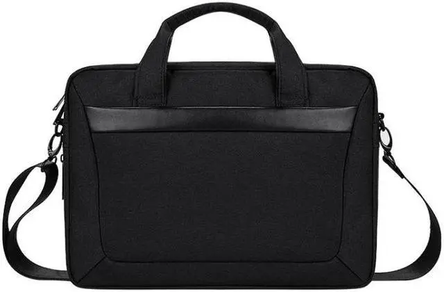 Main image of DJ06 Oxford Cloth Waterproof Wear-resistant Portable Expandable Laptop Bag for 14.1 inch Laptops, with Detachable Shoulder Strap (Black)