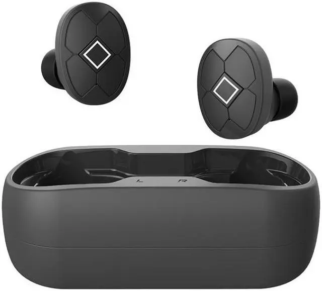 Alt view image 2 of 7 - V5-TWS Bluetooth V5.0 Wireless Stereo Headset with Charging Case, Support Intelligent Pairing & Siri Voice(Black)