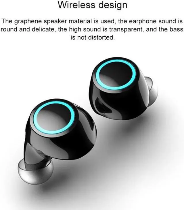 Alt view image 3 of 6 - S5 Twins Sports Magnetic Ear-in TWS Bluetooth V5.0 Wireless Earphones (Red)