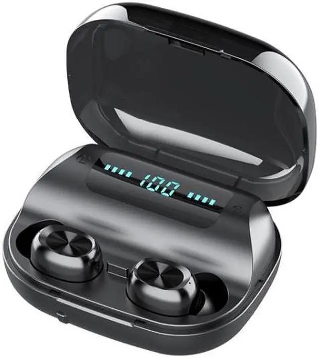 Main image of 263 TWS CVC8.0 Noise Cancelling Bluetooth Earphone with Charging Box, Support Touch & Three-screen LED Battery Display & Phone Holder & Power Bank & HD Call & Voice Assistant (Black)