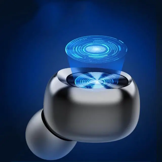 Alt view image 4 of 7 - 263 TWS CVC8.0 Noise Cancelling Bluetooth Earphone with Charging Box, Support Touch & Three-screen LED Battery Display & Phone Holder & Power Bank & HD Call & Voice Assistant (Black)