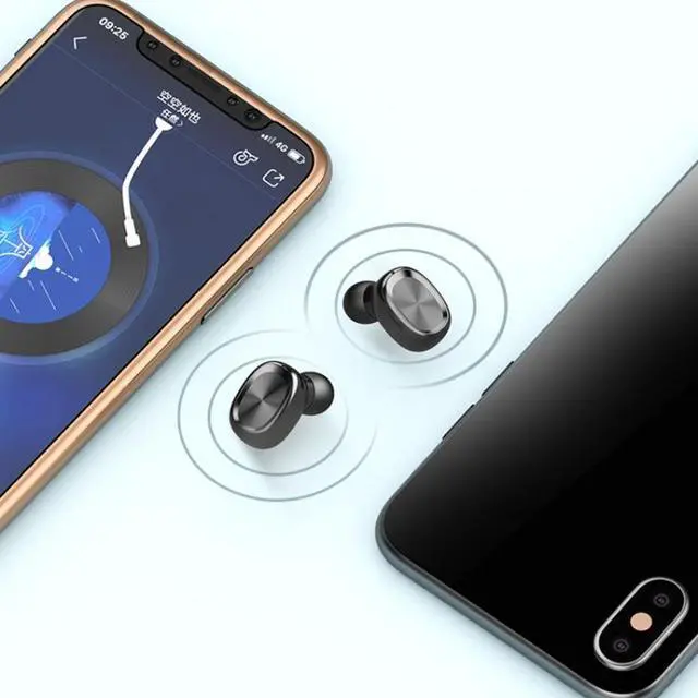 Alt view image 7 of 7 - 263 TWS CVC8.0 Noise Cancelling Bluetooth Earphone with Charging Box, Support Touch & Three-screen LED Battery Display & Phone Holder & Power Bank & HD Call & Voice Assistant (Black)