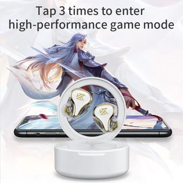 Alt view image 5 of 7 - KZ SK10 1DD+1BA Hybrid Technology Bluetooth 5.2 True Wireless TWS Earphone SK10(Black) (Black)