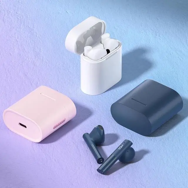 Alt view image 6 of 7 - Youpin Haylou Moripods T33 Bluetooth 5.2 TWS True Wireless Bluetooth Earphone (Pink)
