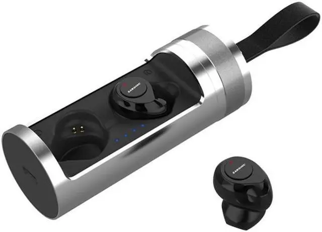 Main image of SARDiNE F8 TWS Bluetooth V5.0 Wireless Stereo Earphones with Charging Box (Silver)