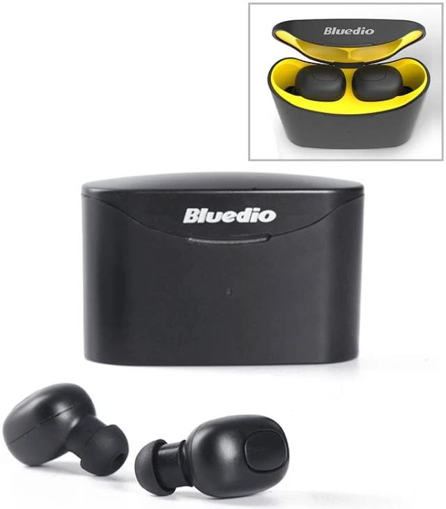Main image of Bluedio TWS T-elf Bluetooth Version 5.0 In-Ear Bluetooth Headset with Headphone Charging Cabin (Yellow)
