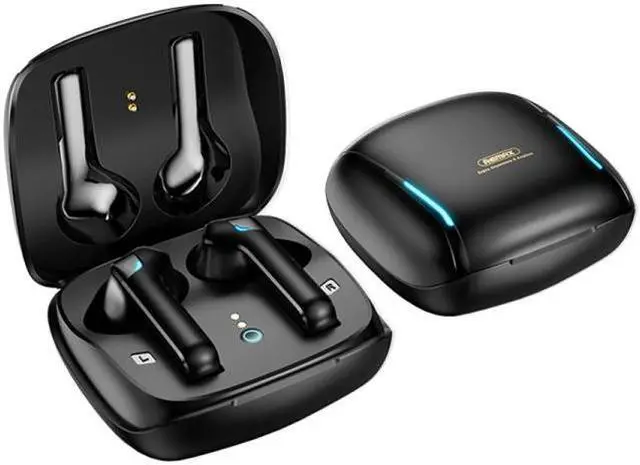 Alt view image 3 of 3 - REMAX TWS-40 True Wireless Music Gaming Bluetooth Earphone (Black)