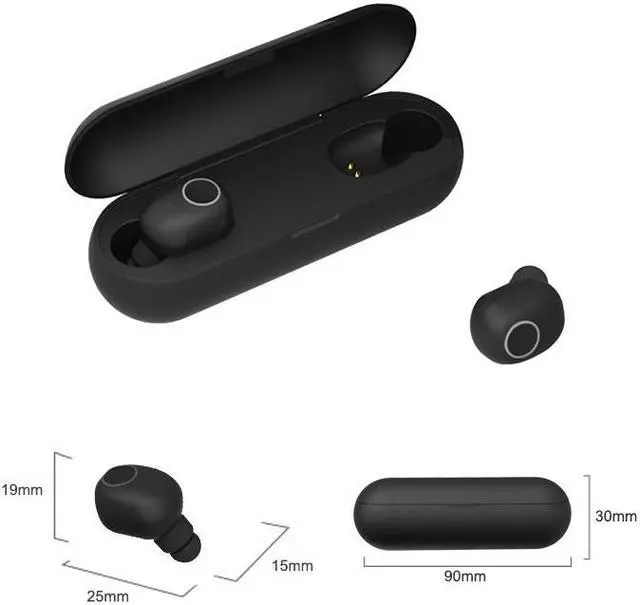 Alt view image 3 of 6 - Q1 TWS Bluetooth 5.0 Binaural Stereo Wireless Sports Bluetooth Earphone (White)