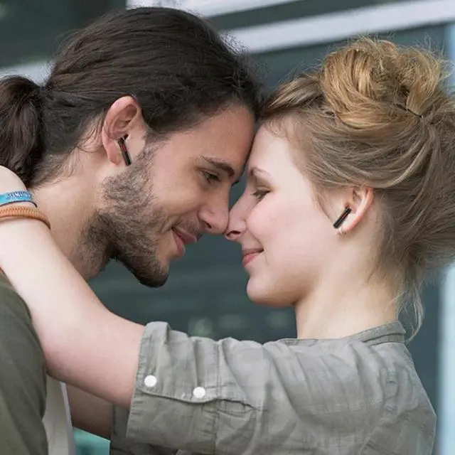 Alt view image 7 of 7 - T13 TWS Digital Display Wireless In-Ear Sports Bluetooth Earphones Support Touch Control (Pink)