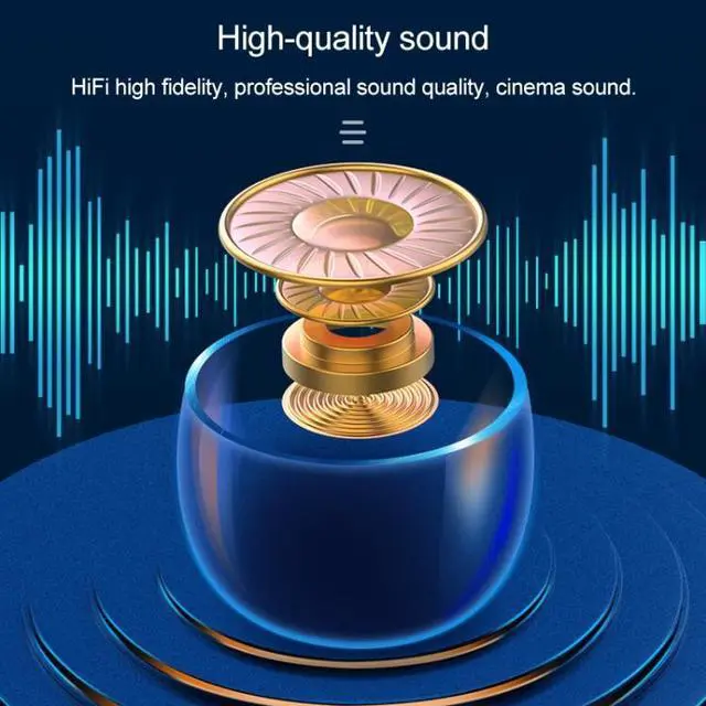 Alt view image 6 of 7 - F9-5 Bluetooth 5.0 TWS Wireless Binaural Bluetooth Earphone with Charging Box & Support Call  & LED Digital Display (Black)