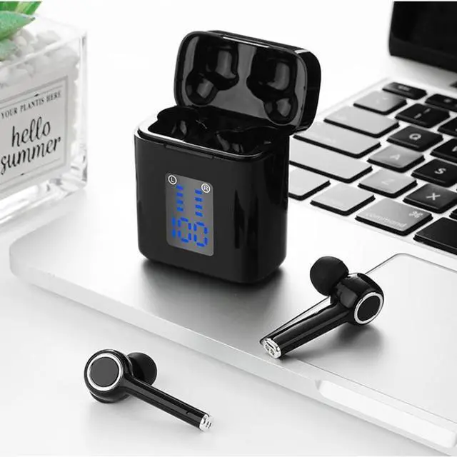 Alt view image 2 of 7 - T&G TG905 TWS Bluetooth Earphone Wireless Sport Headphone 5D Stereo Headsets with LED Display & Charging Box