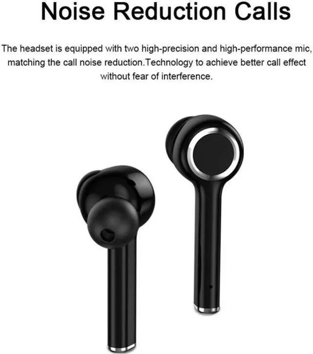 Alt view image 3 of 7 - T&G TG905 TWS Bluetooth Earphone Wireless Sport Headphone 5D Stereo Headsets with LED Display & Charging Box