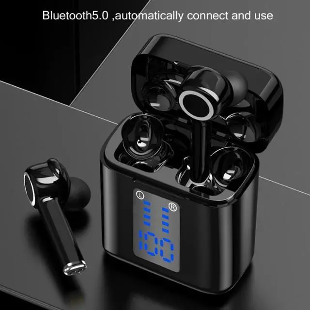 Alt view image 4 of 7 - T&G TG905 TWS Bluetooth Earphone Wireless Sport Headphone 5D Stereo Headsets with LED Display & Charging Box