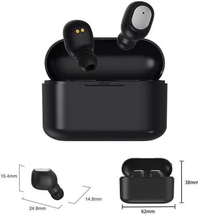 Alt view image 3 of 7 - Q3 TWS Bluetooth 5.0 Binaural Stereo Automatic Matching Wireless Bluetooth Earphone (White)