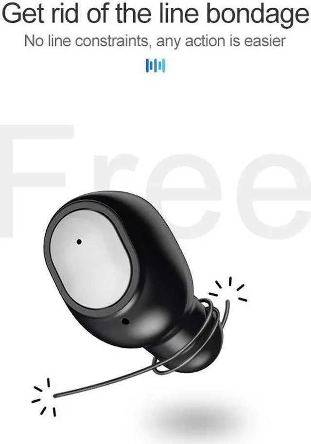 Alt view image 4 of 7 - Q3 TWS Bluetooth 5.0 Binaural Stereo Automatic Matching Wireless Bluetooth Earphone (White)