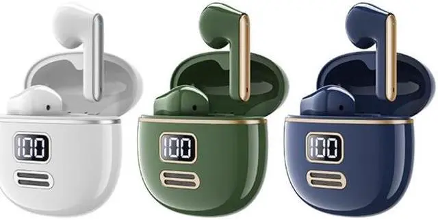 Alt view image 2 of 4 - REMAX TWS-36 Retro True Wireless Music Bluetooth Earphone (Blue) Black