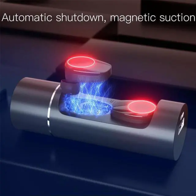 Alt view image 3 of 5 - JAKCOM TWS Bluetooth 5.0 Multi-function Waterproof Wireless Bluetooth Headset(Black)