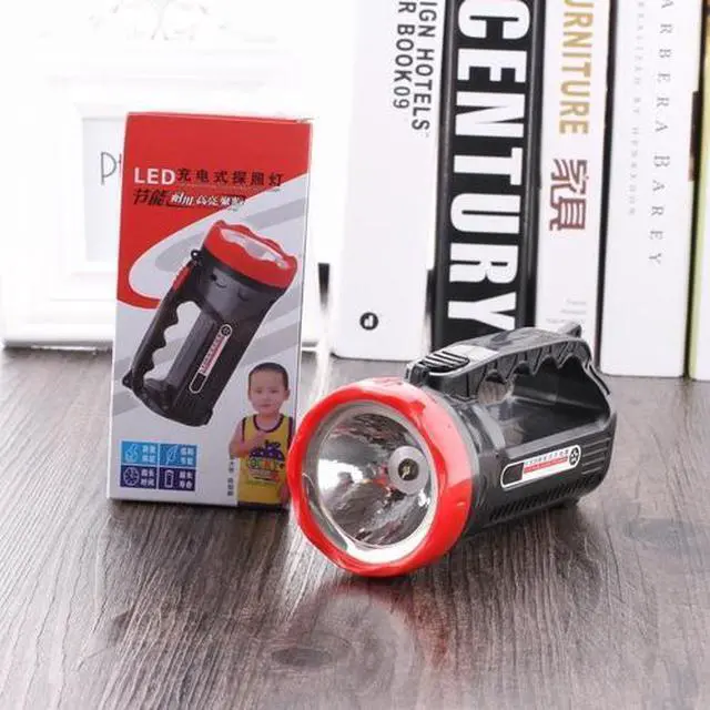 Alt view image 2 of 7 - 5W Rechargeable Strong LED Flashlight 2-Modes Outdoors Searchlight