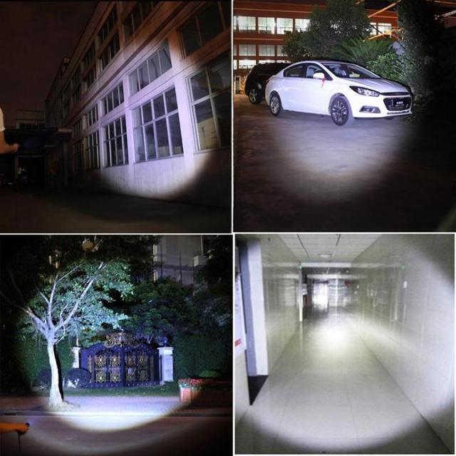 Alt view image 7 of 7 - LT-HX CREE XM-L T6 5-Modes White Light LED Flashlight, 2200 LM Mini Telescopic (Black)