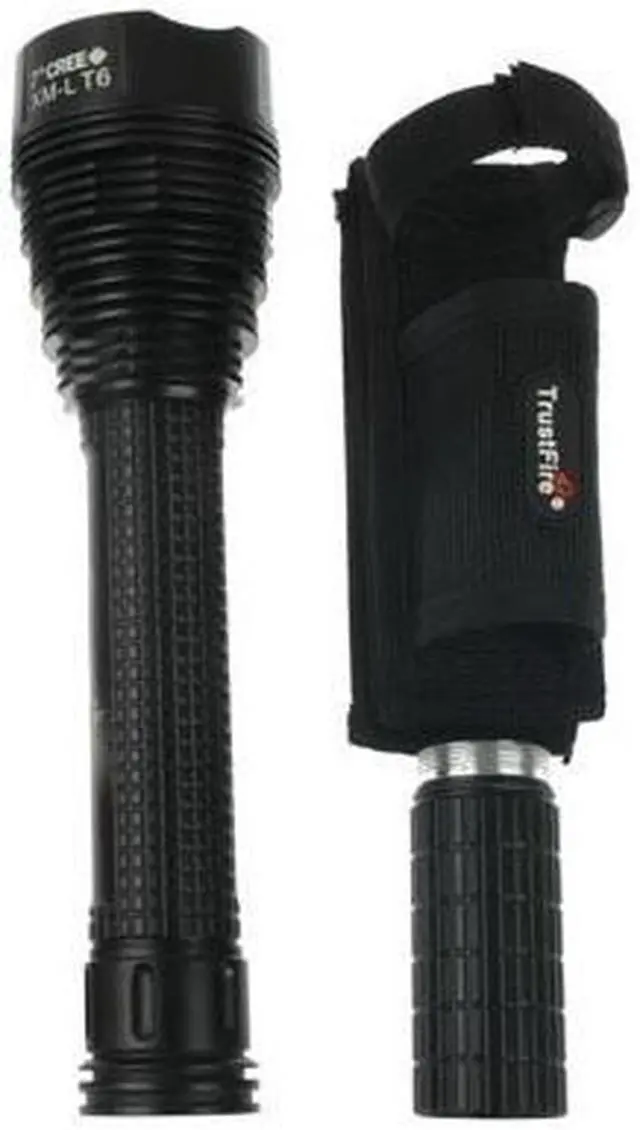 Alt view image 6 of 7 - TrustFire TR-J18 LED Flashlight, 5 Mode, 7x Cree XM-L T6, Luminous Flux: 8000lm, Length: 24.5 / 30.5cm