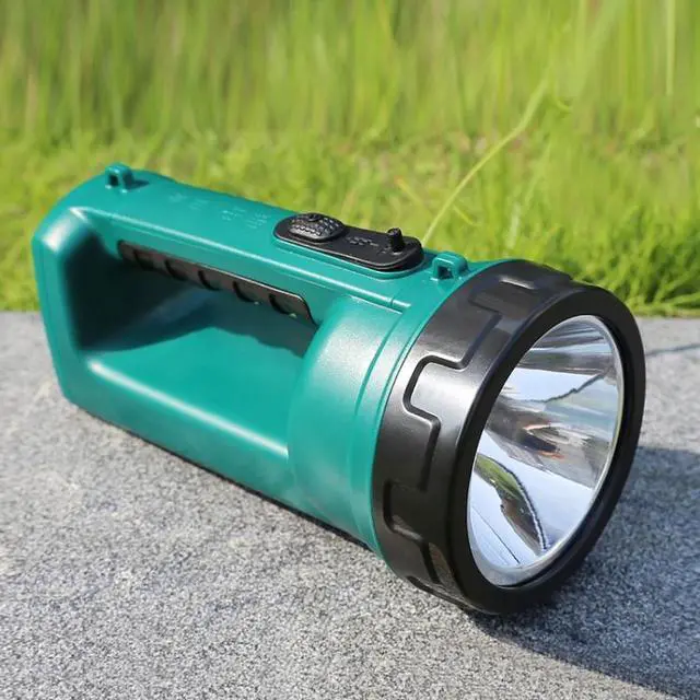 Alt view image 2 of 7 - YAGE H103 Strong Light Long Shot LED Searchlight Outdoor Rechargeable High Power Emergency Flashlight (Black Green)