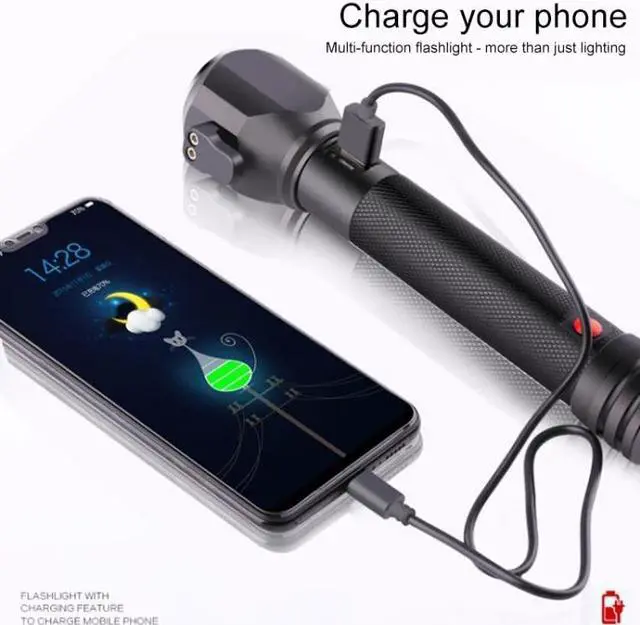 Alt view image 5 of 7 - Multi-functional Car Safety Hammer Solar Alarm Emergency Working Flashlight (Red)