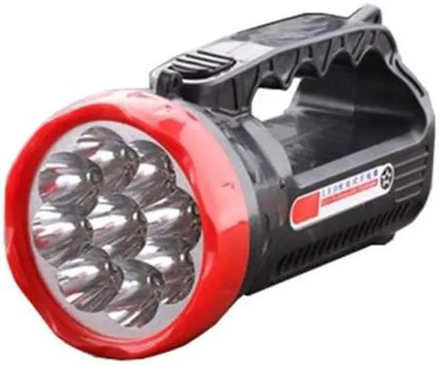 Main image of 5W 9 LEDs Rechargeable Strong LED Flashlight 2-Modes Outdoors Searchlight
