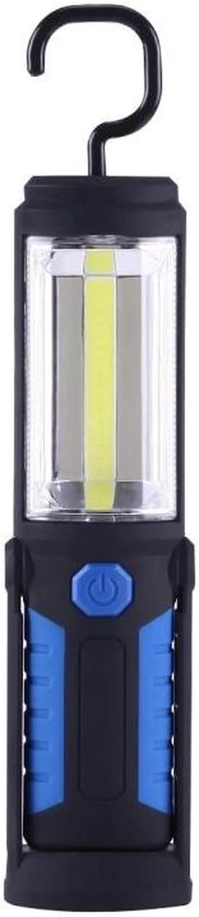 Alt view image 2 of 7 - PR5W-1 5W COB+1W F8 IP43 Waterproof White Light LED Torch Work Light , 400 LM Multi-function USB Charging Portable Emergency Work Stand Light with Magnetic & 360 Degrees Swivel Hook (Red)