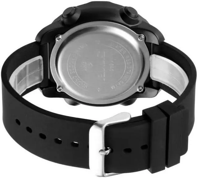Alt view image 6 of 7 - Skmei 1540 Fashion Outdoor Sports Large Dial Student Watch Multi Function Waterproof Mens Electronic Watch (Rose Red)