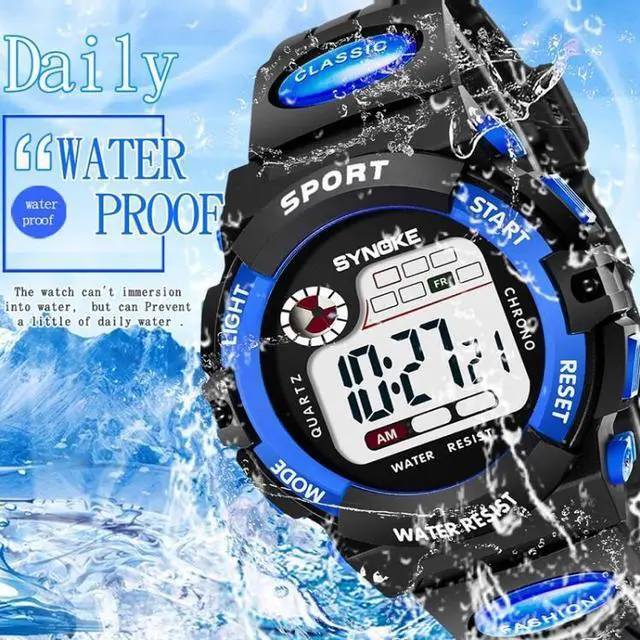 Alt view image 7 of 7 - SYNOKE 99269 Children Sports Waterproof Digital Watch, Colour: Small (Red) Small (Red)