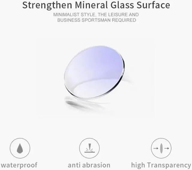 Alt view image 3 of 6 - 407 YAZOLE Men Fashion Business Leather Band Quartz Wrist Watch (Style 3)