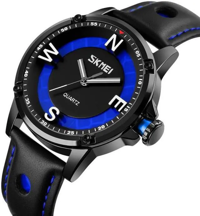 Alt view image 2 of 7 - SKMEI 9211 Fashion Sports Stereo Dial Luminous Pointer Creative Watch Business Trend Men Quartz Watch (Green)