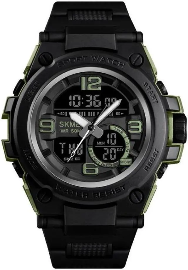 Main image of SKMEI 1452 Outdoor Sports Electronic Watch Multifunctional Waterproof Watch (ArmyGreen)