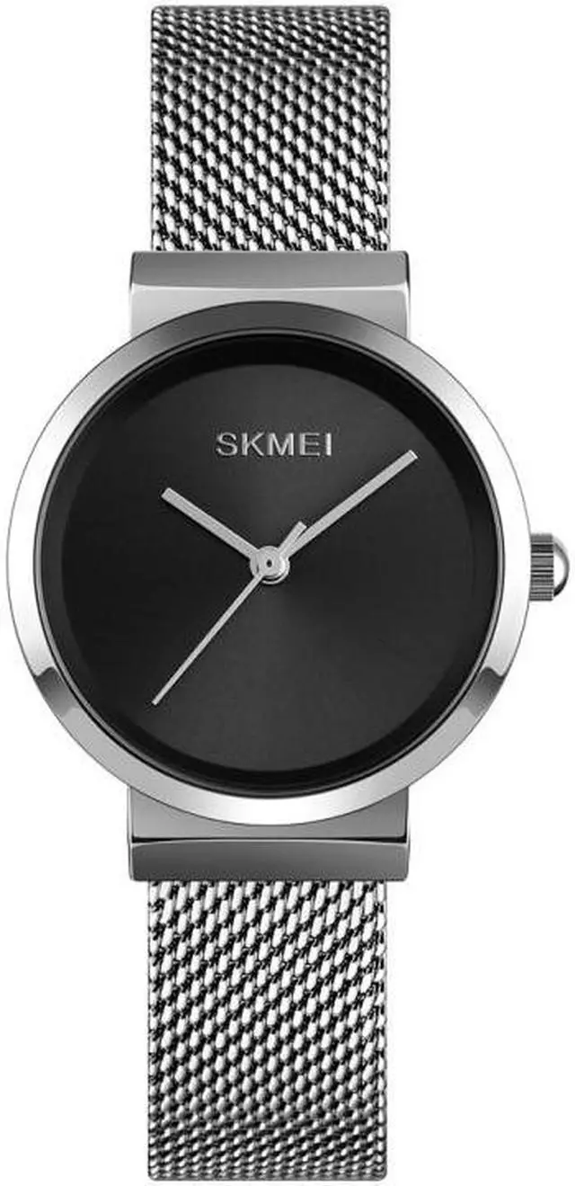 Main image of Skmei 1595 Fashion Elegant Scale Free Steel Mesh Belt Women's Watch Waterproof Business Student Quartz Watch Female (Silver)
