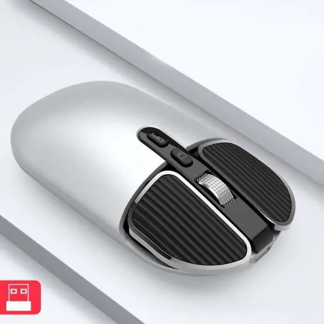 Main image of M203 2.4Ghz 5 Buttons 1600DPI Wireless Optical Mouse Computer Notebook Office Home Silent Mouse 2.4G (Silver)