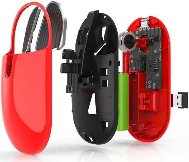 Alt view image 6 of 7 - M203 2.4Ghz 5 Buttons 1600DPI Wireless Optical Mouse Computer Notebook Office Home Silent Mouse (Black)