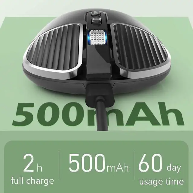 Alt view image 5 of 7 - M203 2.4Ghz 5 Buttons 1600DPI Wireless Optical Mouse Computer Notebook Office Home Silent Mouse (Black)