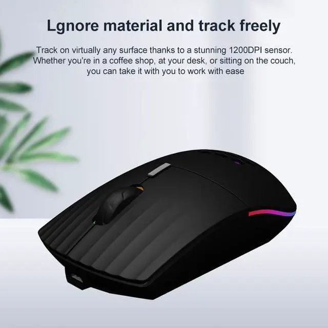 Alt view image 2 of 5 - MKESPN SXS-838 Type-C Interface Rechargeable Wireless Mouse